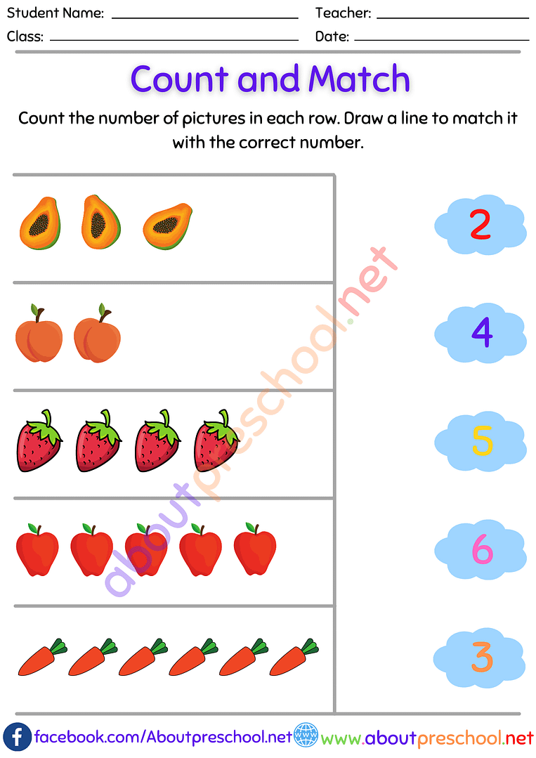 Preschool Counting Number Archives - About Preschool